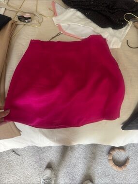 Women's Hot Pink Mini Skirt